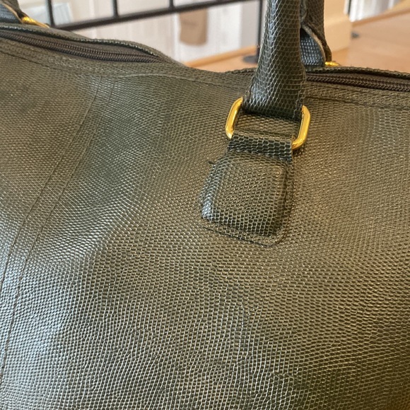 Textures green duffel bag - Picture 2 of 7